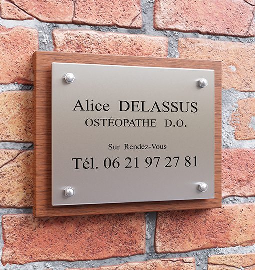 Plaque Alice Delassus
